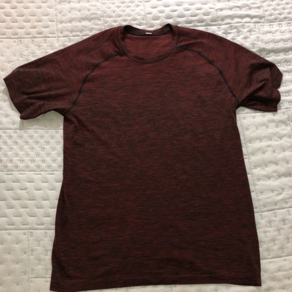 lululemon athletica Other - Lululemon Burgundy/Black Heathered T size M. FIRM